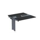 Complemento de Mesa Plataforma para Coworking para 2 Pessoas 160x140 160cm Industrial Preto E Grafito Complemento de Mesa Plataforma para Coworking para 2 Pessoas 160x140 160cm Industrial Preto E Grafito