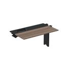 Complemento de Plataforma Corporativa 110x792 Cplpsc110 110cm Industrial Walnut E Preto Complemento de Plataforma Corporativa 110x792 Cplpsc110 110cm Industrial Walnut E Preto