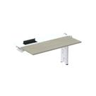 Complemento de Plataforma Corporativa 130x792 Cplpsc130 130cm Industrial Nogueira Casablanca E Branco Complemento de Plataforma Corporativa 130x792 Cplpsc130 130cm Industrial Nogueira Casablanca E Branco