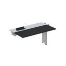 Complemento de Plataforma Corporativa 140x792 Cplpsc140 140cm Industrial Preto E Cinza
