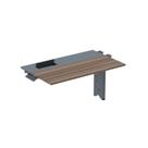 Complemento de Plataforma Corporativa 160x792 Cplpsc160 160cm Industrial Walnut E Grafito Complemento de Plataforma Corporativa 160x792 Cplpsc160 160cm Industrial Walnut E Grafito