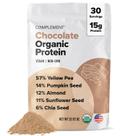 Complemento proteico em pó: chocolate orgânico vegano 450g