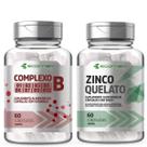Complexo B B1 B2 B3 B5 B6 B7 B9 B12 Forma Ativa + Zinco Quelato 120cáps Ecomev