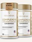 Complexo B com Biotina e Magnésio B1 a B12 Concentrado 180 Cápsulas 6 Meses Matéria Prima Importada Kit 2x Complexo B com Biotina e Magnésio B1 a B12 Concentrado 180 Cápsulas 6 Meses Matéria Prima Importada Kit 2x