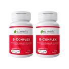 Complexo B Vitaminas EZ Melts B12 Metilada Folato 120 comprimidos Complexo B Vitaminas EZ Melts B12 Metilada Folato 120 comprimidos