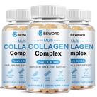 Complexo multicolágeno BEWORD 180 cápsulas com vitamina C