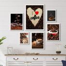 Composição 6 Quadros Rústicos Café- Love Coffee Composição 6 Quadros Rústicos Café- Love Coffee