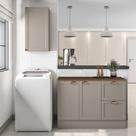 Composição Cozinha Modulada Olivia 2 Peças 3 Portas com Tampo Poliman Móveis