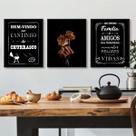 Composição De 3 Quadros Para Cantinho Churrasco 24x18cm