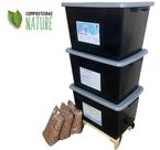 Composteira Doméstica Minhocário 150 L Jardim Ar livre