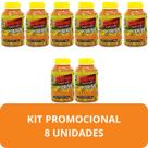 Composto Antigripal Farmel Mel, Ervas e Agrião 350g Kit Promocional 8 Unidades