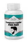 Composto Capilar para Homens - 30 Cápsulas de Fortalecimento e Crescimento Capilar