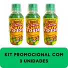 Composto Concentrado de Ervas Medicinais Faramel Cura Tosse Frasco 250ml Kit Promocional 3 Unidades