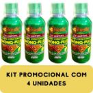 Composto de Mel Super Enriquecido com Plantas e Ervas Medicinais Faramel Bronq-Plus Frasco 250ml Kit Promocional 4 Unida
