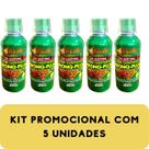 Composto de Mel Super Enriquecido com Plantas e Ervas Medicinais Faramel Bronq-Plus Frasco 250ml Kit Promocional 5 Unida