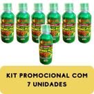Composto de Mel Super Enriquecido com Plantas e Ervas Medicinais Faramel Bronq-Plus Frasco 250ml Kit Promocional 7 Unida