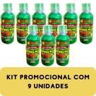 Composto de Mel Super Enriquecido com Plantas e Ervas Medicinais Faramel Bronq-Plus Frasco 250ml Kit Promocional 9 Unida