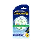 Composto removedor de verrugas W Freeze Off para crianças com 15 aplicativos Freeze