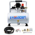 Compresor de Aire Limodot LJ1100K Tanque de Acero de 1 Galón, Sin Aceite, Ultra Silencioso 60dB Compresor de Aire Limodot LJ1100K Tanque de Acero de 1 Galón, Sin Aceite, Ultra Silencioso 60dB