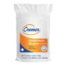 Compressa Gaze Cremer Nídia 7,5cm x 7,5cm Hidrófila Não Estéril 8 Camadas 5 Dobras com 500 Unidades