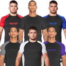 Compressão de manga curta Rash Guard Elite Sports Standard