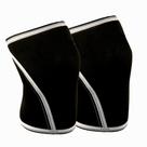 Compressão de neoprene de 7 mm com mangas de joelho Ironside para homens e mulheres