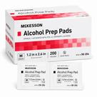 Compressas de álcool McKesson 70% isopropílico, 200 unidades Compressas de álcool McKesson 70% isopropílico, 200 unidades