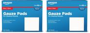 Compressas de gaze Amazon Basic Care 7,6 x 7,6 cm, 12 camadas, 50 unidades Compressas de gaze Amazon Basic Care 7,6 x 7,6 cm, 12 camadas, 50 unidades