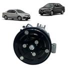 Compressor 10sr13c toyota etios polia 7pk 110mm 12v