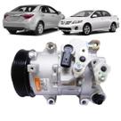 COMPRESSOR 6SES14C TOYOTA COROLLA 1.8/2.0 2013 POLIA 6PK 125MM 12V RC.600.344 Única
