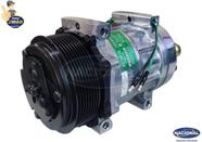 Compressor 7h15 24v polia 8pk 119mm pa carregadeira case 621f 721f 821f 921g caminhao iveco tector 260e30 new holland w130 w170 w190 w230 - rc600206 o