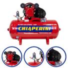 Compressor Ar 10 Pés 110 Litros 2Hp Chiaperini Red Profissional Trifásico 140 Libras 10 Pcm 110L Weg