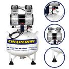 Compressor Ar Odontológico 40 Litros 10 Pés 2Hp Chiaperini Profissional 120 Libras Isento Óleo Seco