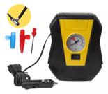 Compressor Bamba De Ar Portátil 12V Manômetro 250 PSI Potência 120W Carro Bike Moto BOM8904
