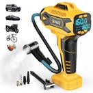 Compressor de ar com inflador de pneus DIYtooliFZ Cordless 160PSI 20V