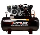 Compressor de Ar com Motor Gasolina 7 HP 15 Pés 130 Litros Partida elétrica MOTOMIL Compressor de Ar com Motor Gasolina 7 HP 15 Pés 130 Litros Partida elétrica MOTOMIL