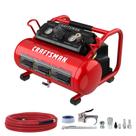 Compressor de ar CRAFTSMAN 2 galões 1/3HP 125 PSI isento de óleo
