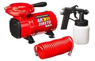 Compressor de Ar Direto Red 2,3 Pés 40LBS 1/3HP Bivolt - Chiaperini Compressor de Ar Direto Red 2,3 Pés 40LBS 1/3HP Bivolt - Chiaperini