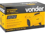 Compressor de Ar Direto Vonder HP 2,3 PCM Bivolt Portátil 8 Acessórios