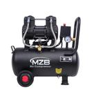 Compressor de Ar MZB 24 L Sem Óleo 110 V Silencioso 70 dB com Rodas