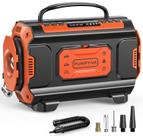 Compressor de ar portátil com inflador de pneus Pumptiva 12V DC 110V AC