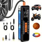 Compressor de Ar Portátil OMQ - 150 PSI - Bateria 10000mAh - Inflador de Pneus