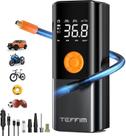 Compressor de ar portátil Teffim com inflador de pneus com luz LED