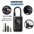 Compressor Digital para Pneus de Carro Compacto, 150 PSI