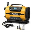 Compressor Inflador ATJ-8366 150 PSI 120W Amarelo AstroAI Compressor Inflador ATJ-8366 150 PSI 120W Amarelo AstroAI