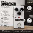 Compressor Kokko FCP2 Mini Pedal De Efeito Buffer E True Bypass Integrado Compressor Kokko FCP2 Mini Pedal De Efeito Buffer E True Bypass Integrado
