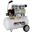 Compressor Odontológico 5 Pés 24L 120PSI Silencioso 220V CMS-5/24BR MOTOMIL