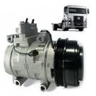 COMPRESSOR ORIGINAL CEMAK VW CONSTELLATION MOD. DKS 4 PASSANTES 4PK 24V Única