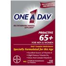 Comprimido multivitamínico, um por dia, proativo, 65+, 150 unidades