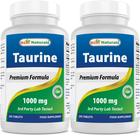 Comprimidos de 1000 mg de taurina Best Naturals, pacote com 500 unidades Comprimidos de 1000 mg de taurina Best Naturals, pacote com 500 unidades